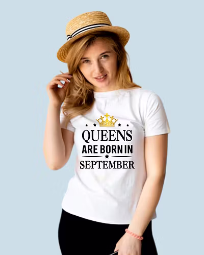 Queens Are Born In JULY-White-2