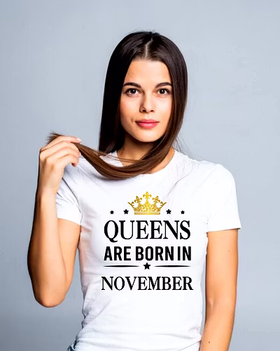 Queens Are Born In  AUGUST-White-3