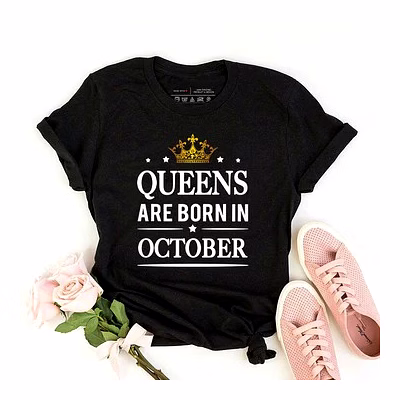 queens are born in october-black