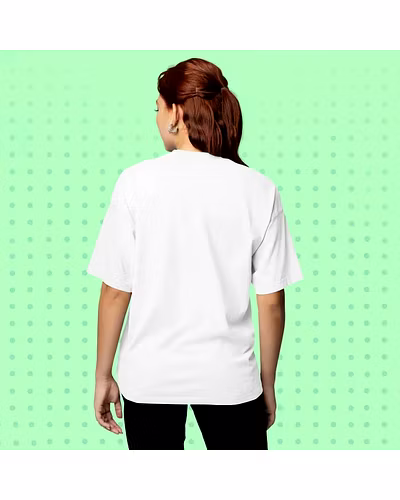Unisex Oversize Plain T-Shirts- NAVY BLUE-3