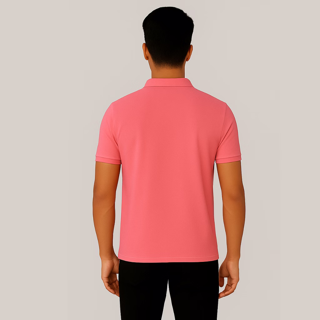 Corporate POLO T-Shirts with Company LOGO-Pink image 2
