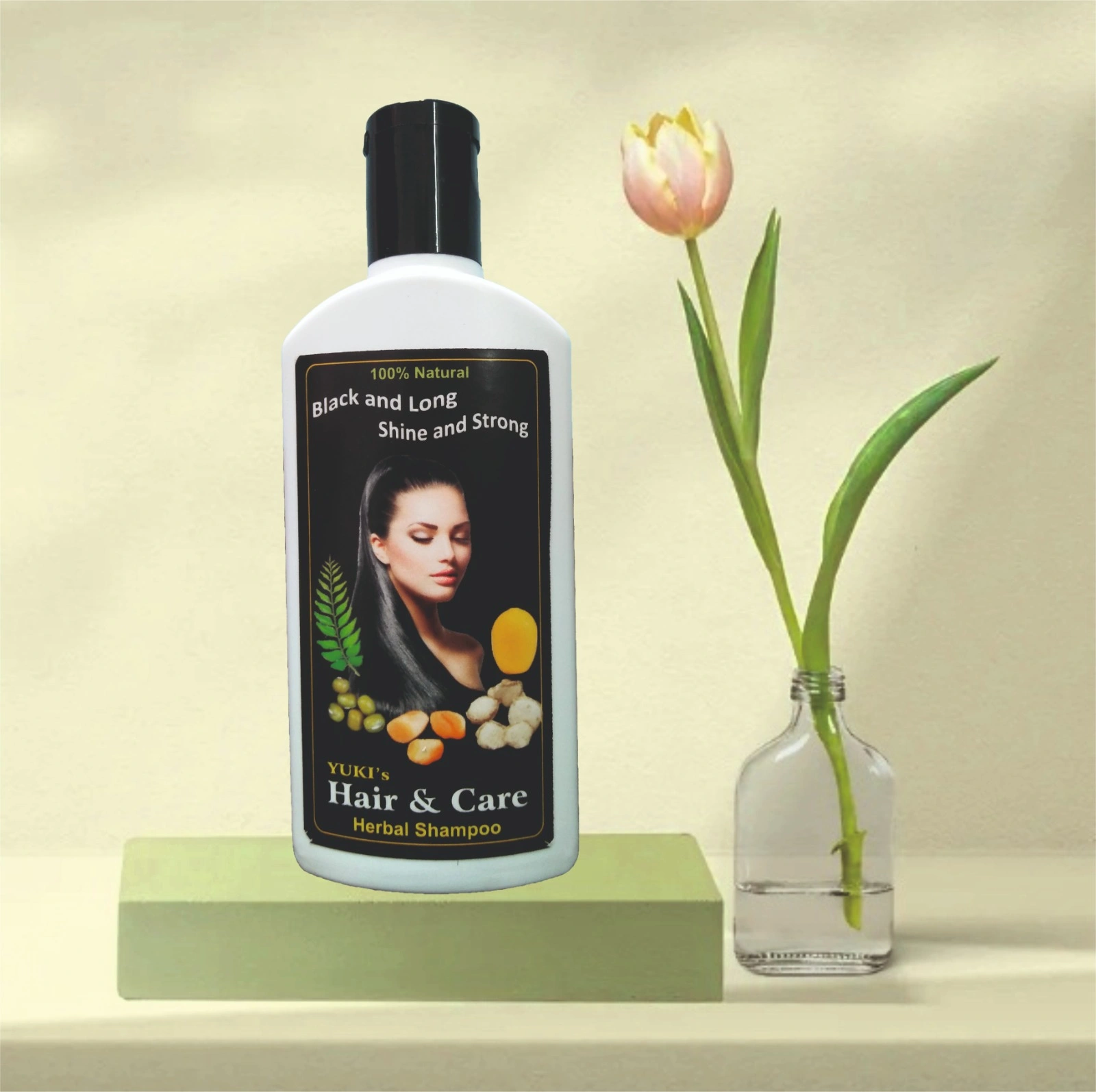 Yuki's HAIR &amp; CARE Herbal hair shampoo-3