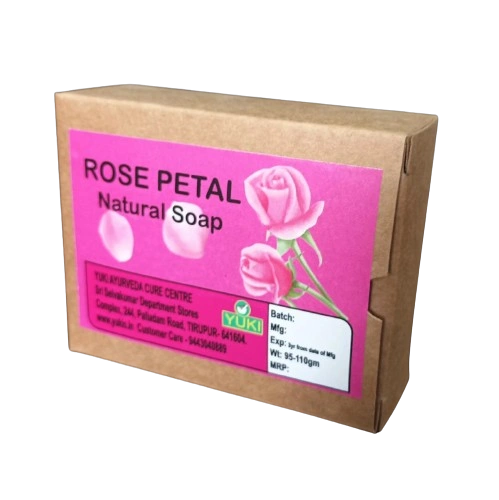 Yuki's ALMOND ROSE Natural bath soap-100gm-2