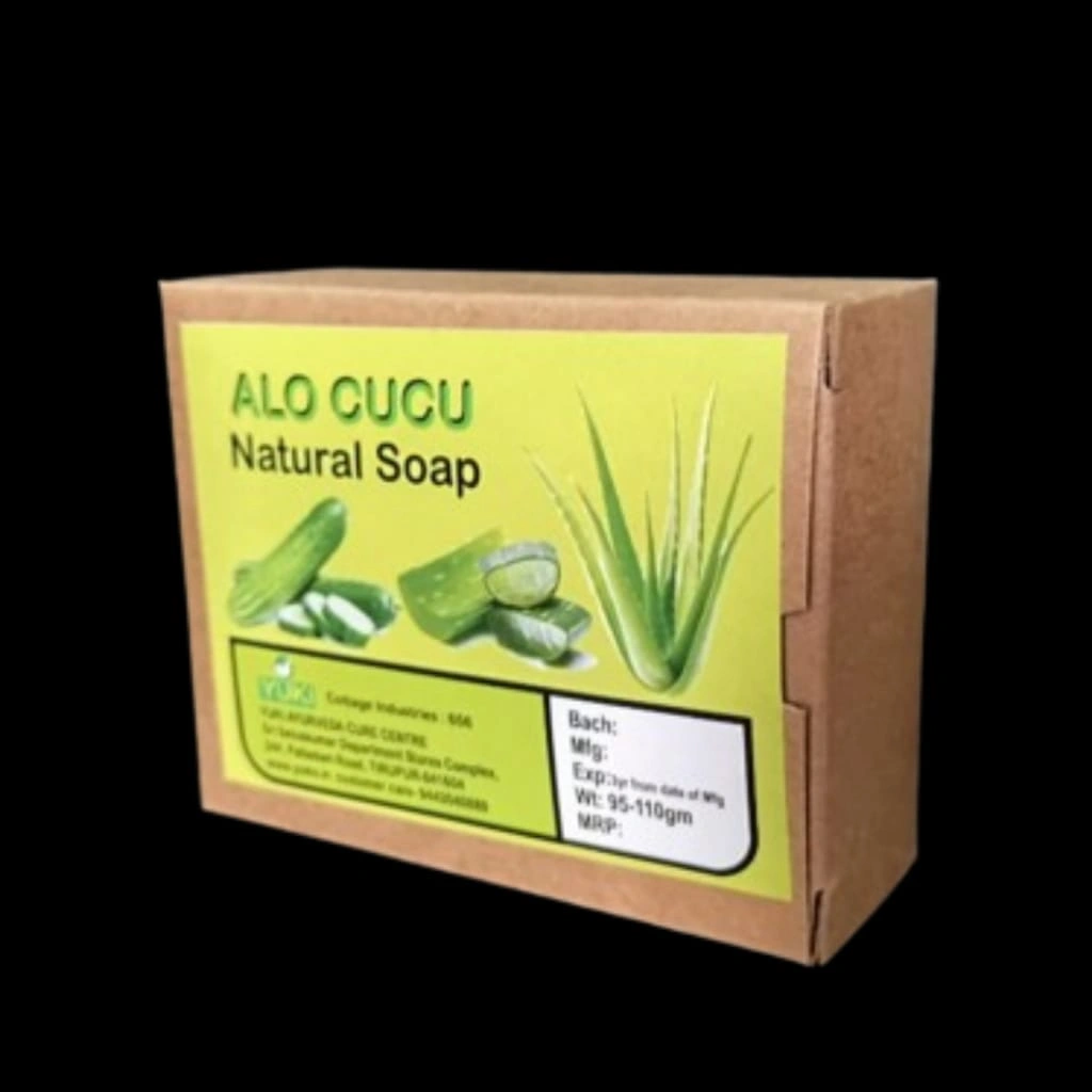 Yuki's ALO CUCU Natural bath soap-100gm-1