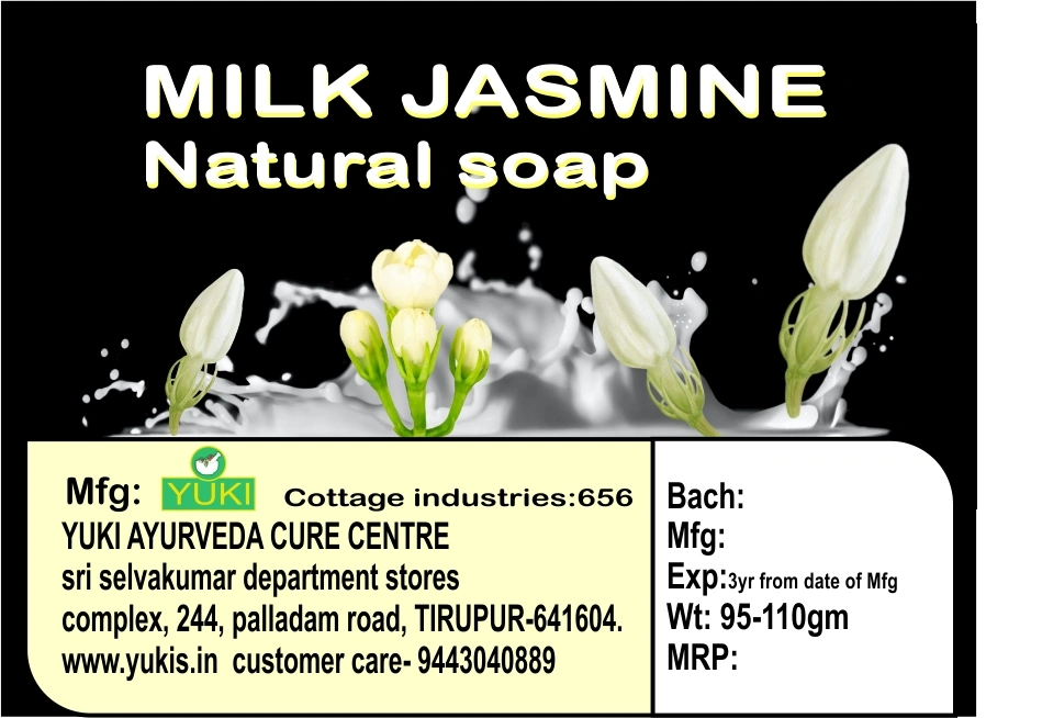 Yuki's MILK JASMINE Natural bath soap-1