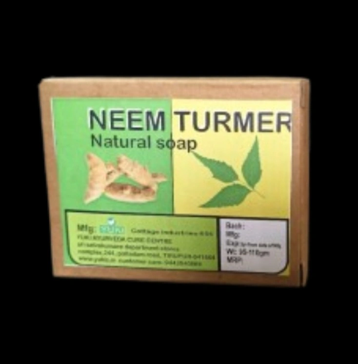 Yuki's NEEM TURMERIC Natural bath soap-1