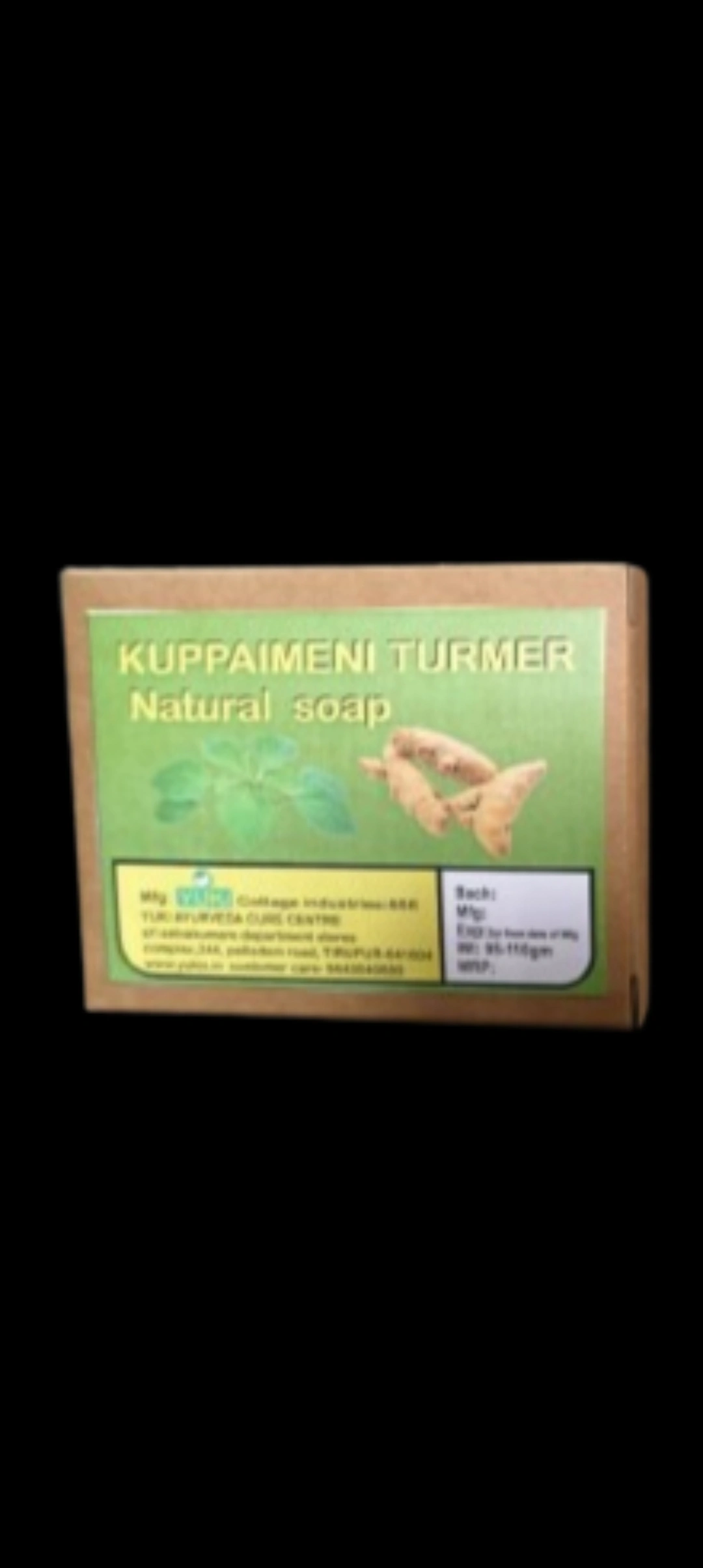 Yuki's KUPPAIMENI TURMERIC Natural bath soap-1