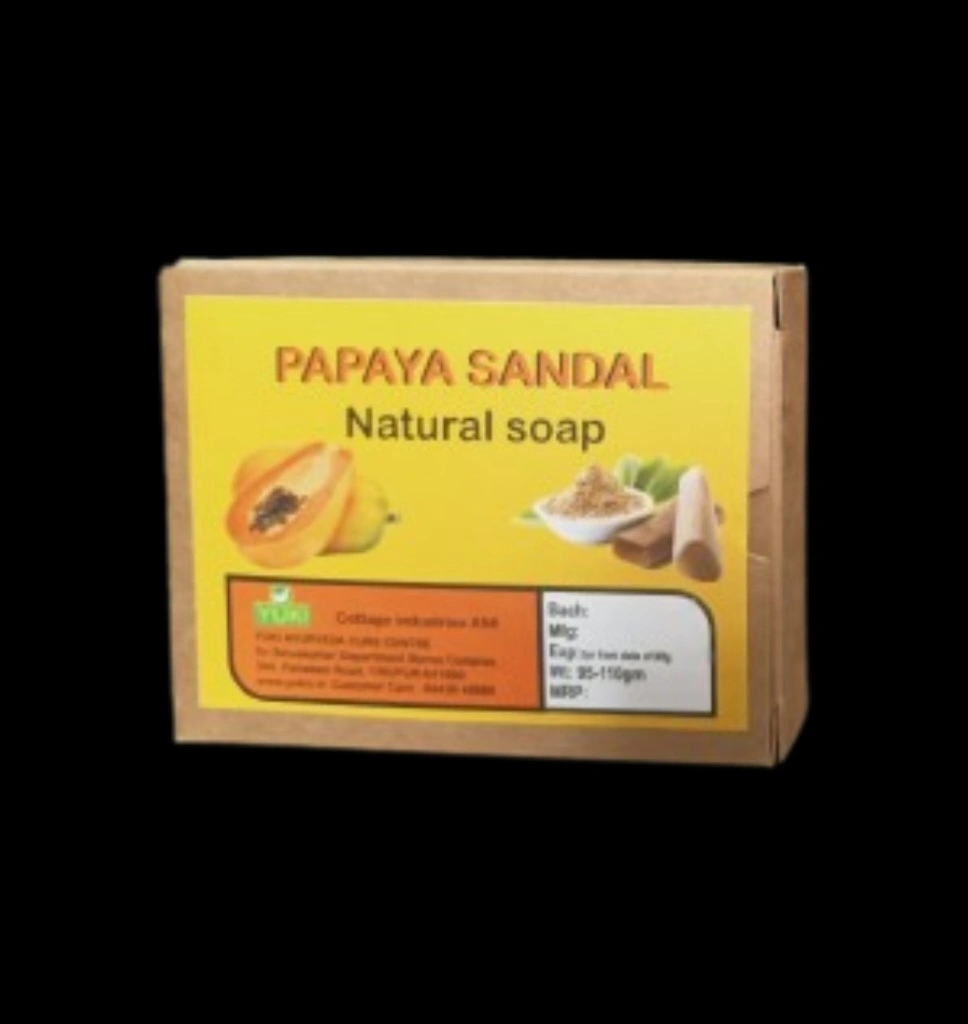 Yuki's PAPAYA SANDAL Natural bath soap-1