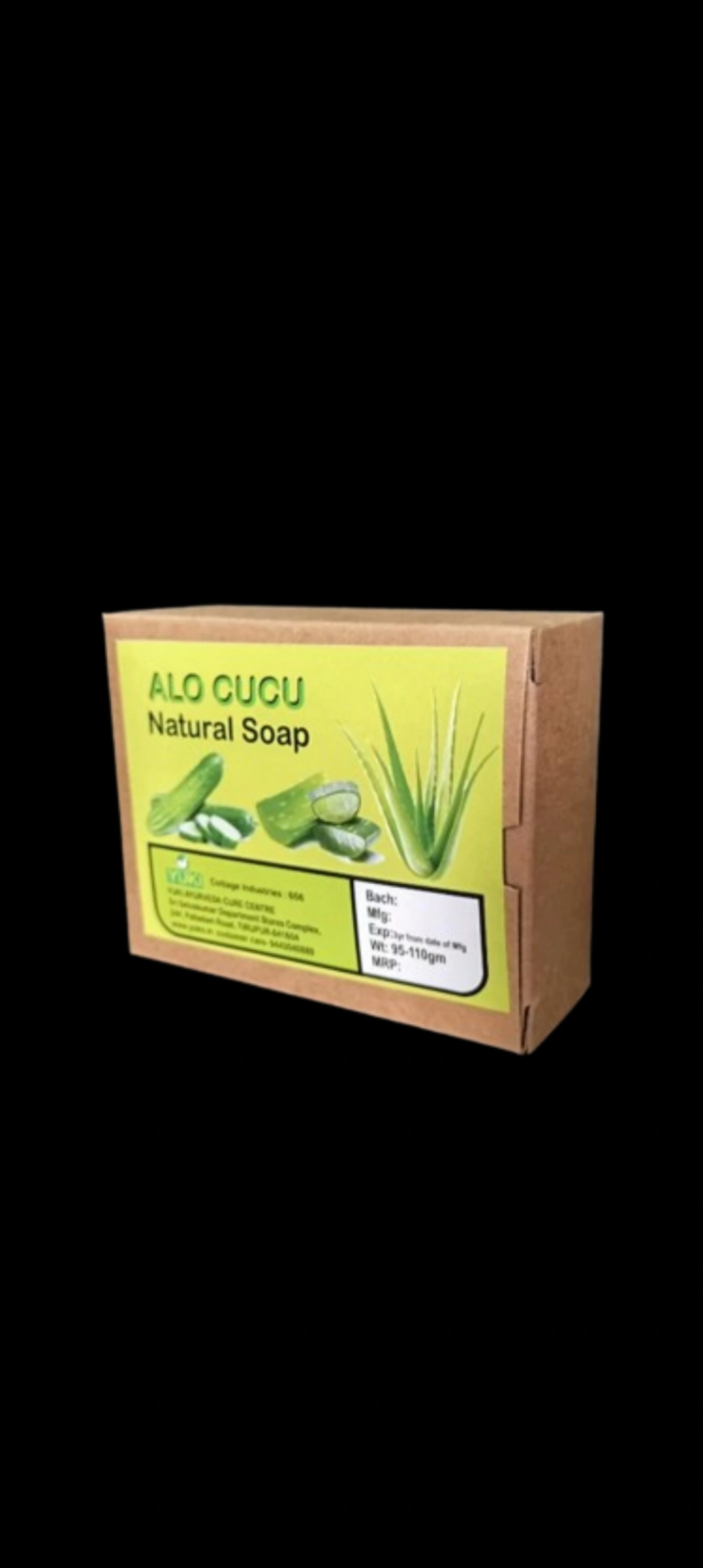 Yuki's ALO CUCU Natural bath soap-1