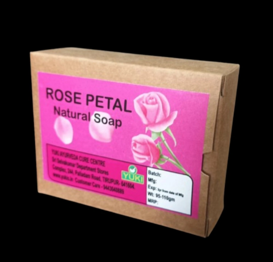 Yuki's ALMOND ROSE Natural bath soap-1