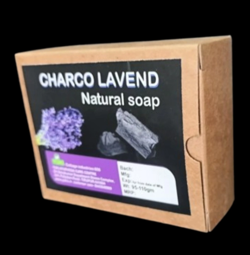 Yuki's CHARCO LAVEND Natural soap-100gm-1