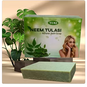 Yuki's NEEM TULASI Natural bath soap