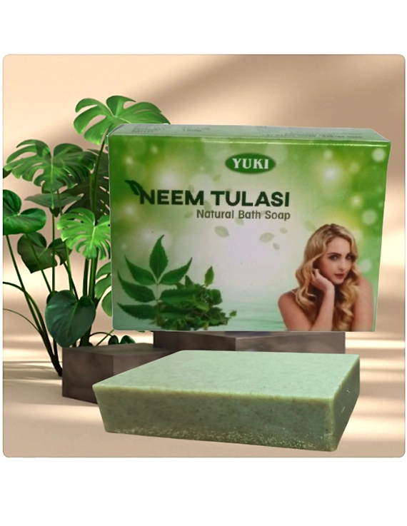 Yuki's NEEM TULASI Natural bath soap-NETULNS