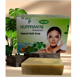 yuki's kuppaimeni turmeric natural bath soap