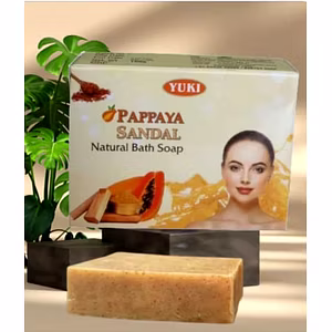 Yuki's PAPAYA SANDAL Natural bath soap