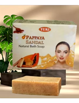 Yuki's PAPAYA SANDAL Natural bath soap-100gm-5-sm