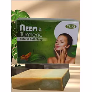 Yuki's NEEM TURMERIC Natural bath soap