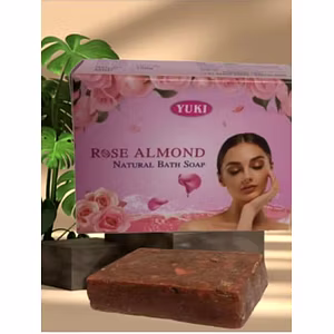 Yuki's ROSE ALMOND Natural bath soap