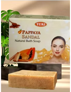Yuki's PAPAYA SANDAL Natural bath soap-yuki1014-sm
