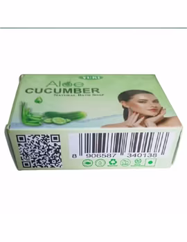 Yuki's ALOE CUCUMBER Natural bath soap-100gm-1-sm