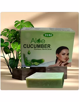 Yuki's ALOE CUCUMBER Natural bath soap-100gm-5-sm