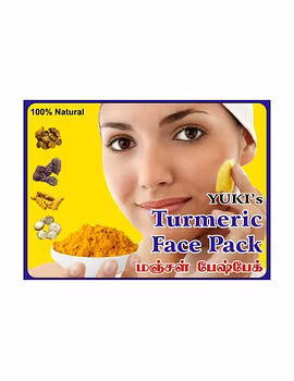 Yuki's TURMERIC Face wash powder-100gm-3-sm