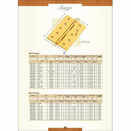 janta butt type hinge for wooden doors and windows