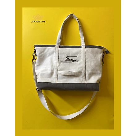Premium Canvas Tote Convertible Bags with Adjustable Shoulder Strap-Jam1024