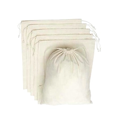 Premium 100% Cotton Muslin Shoe Bag.