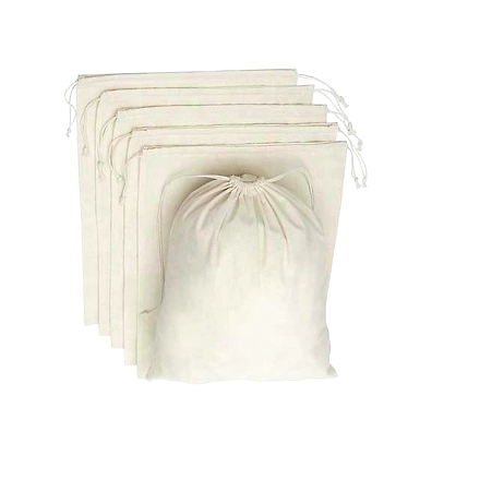 Premium 100% Cotton Muslin Shoe Bag.-Jam1045