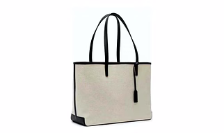 Premium Quality Cotton Canvas Tote Bag with Leather Handle