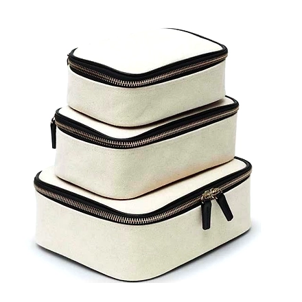 Premium Canvas Cosmetic Multiple Use Cases/Boxes.-Jam1048