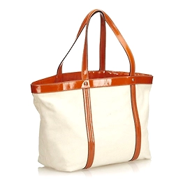 Premium Quality Cotton Canvas Tote Bag with Leather Handle