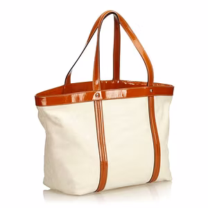 Premium Quality Cotton Canvas Tote Bag with Leather Handle