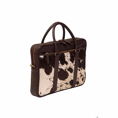 premium quality hairon leather laptop bag for business/formal purpose.