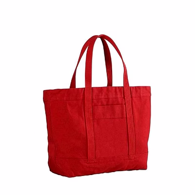 premium quality customised/red canvas tote bag with handles