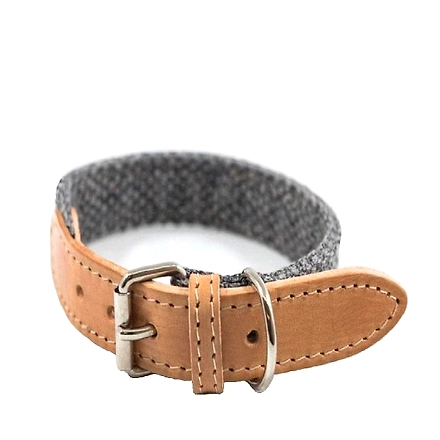Tan Leather Pet Collar Leather Dog Collar Leather Dog Leash-Jam1081