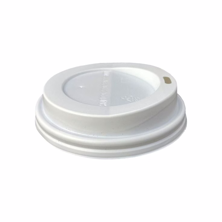 80 mm - Sipper Lid White image 1
