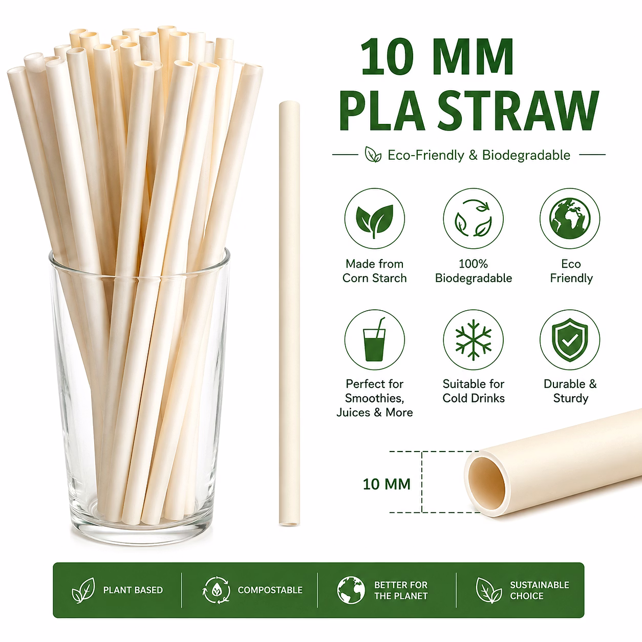 retree 10 mm pla straw