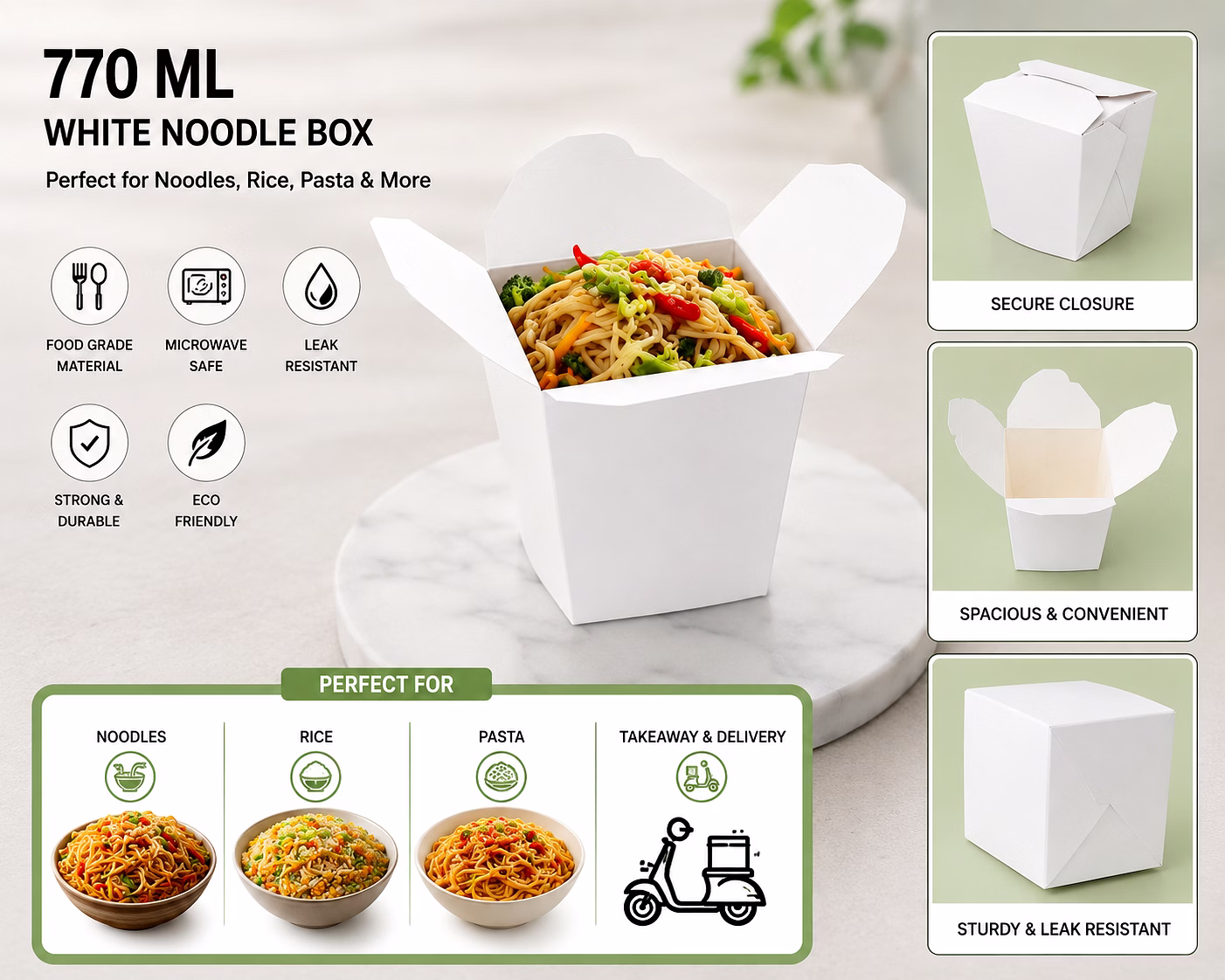 770 ML (White Noodle Box) image 1
