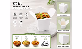 770 ML (White Noodle Box)