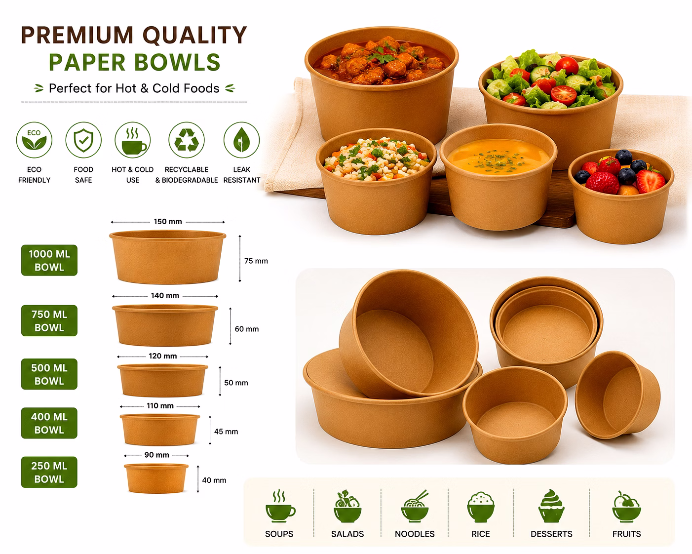 Brown - 400 ML BOWL image 1