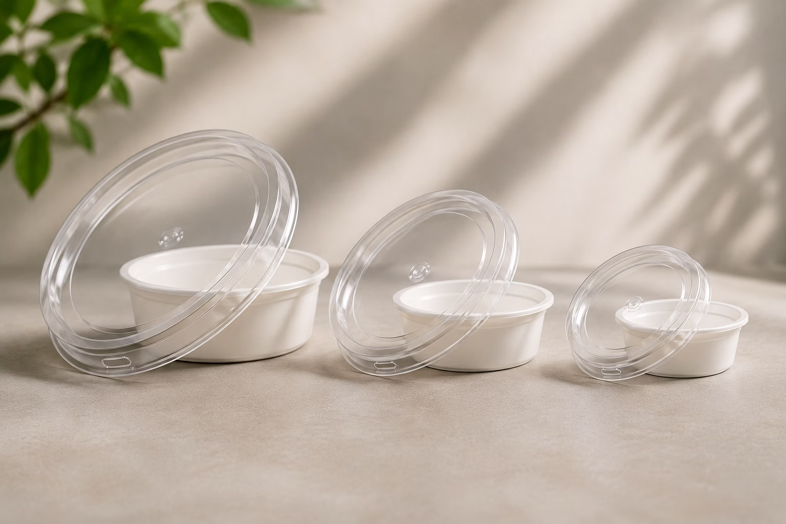 White - 180 ML DIP BOWL LID image 3