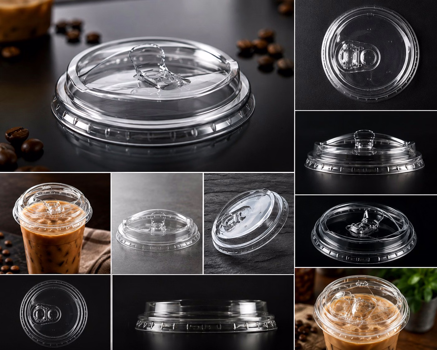 90 MM - PET - Starbucks Lid - Clear image 2