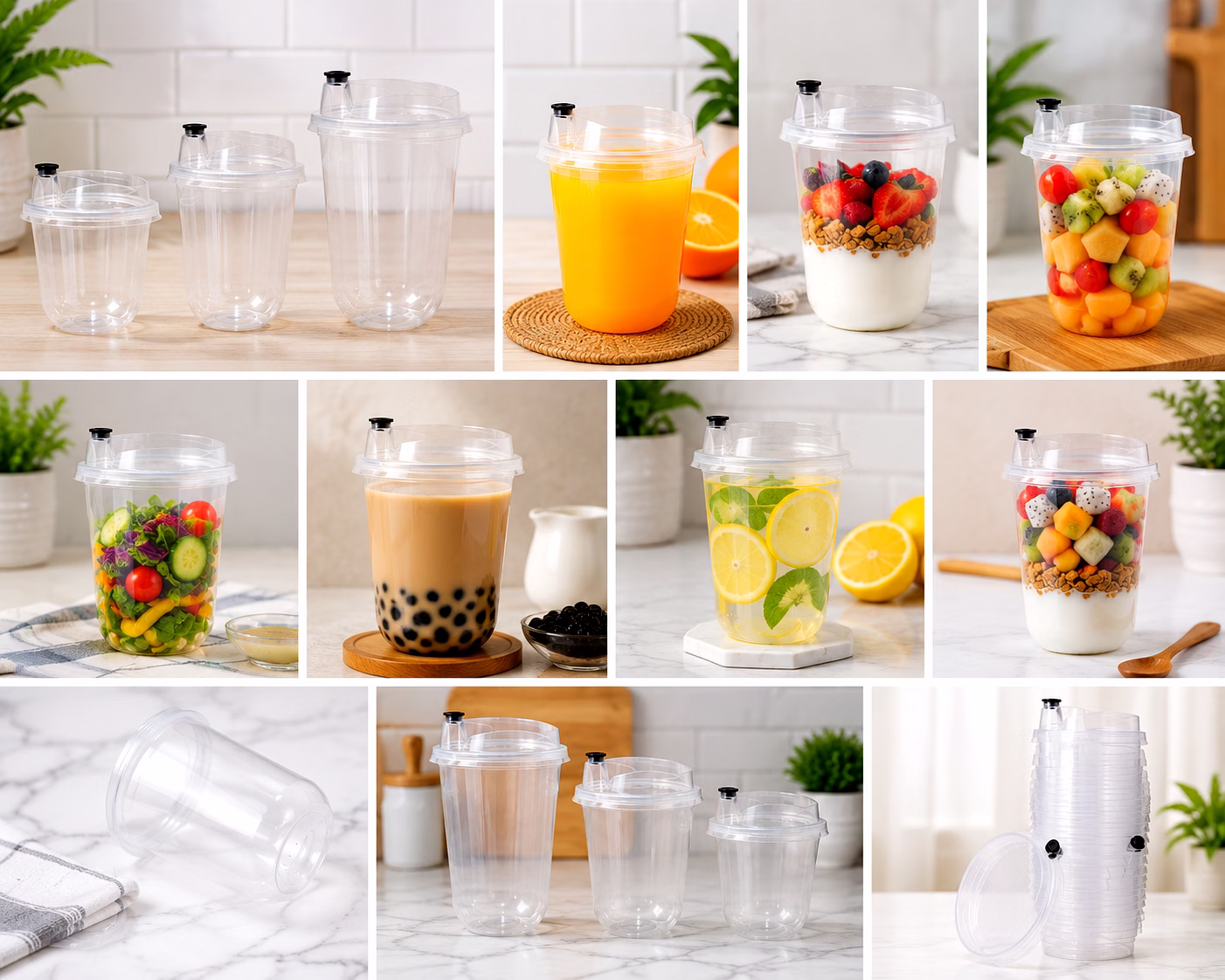 90 MM - PP - 500 ML U-Shape Cup image 2