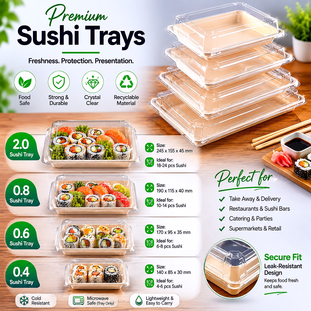 0.8 Sushi Tray image 1