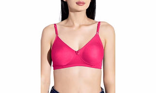 JETAASI MERMAID DOUBLE LAYERED NON PADDED NON WIRED T SHIRT BRA