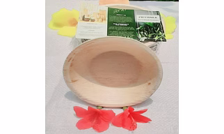 5 Inch Deep Round Premium Areca Palm Leaf Bowl