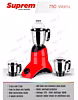 750 Watts Mixer Grinder