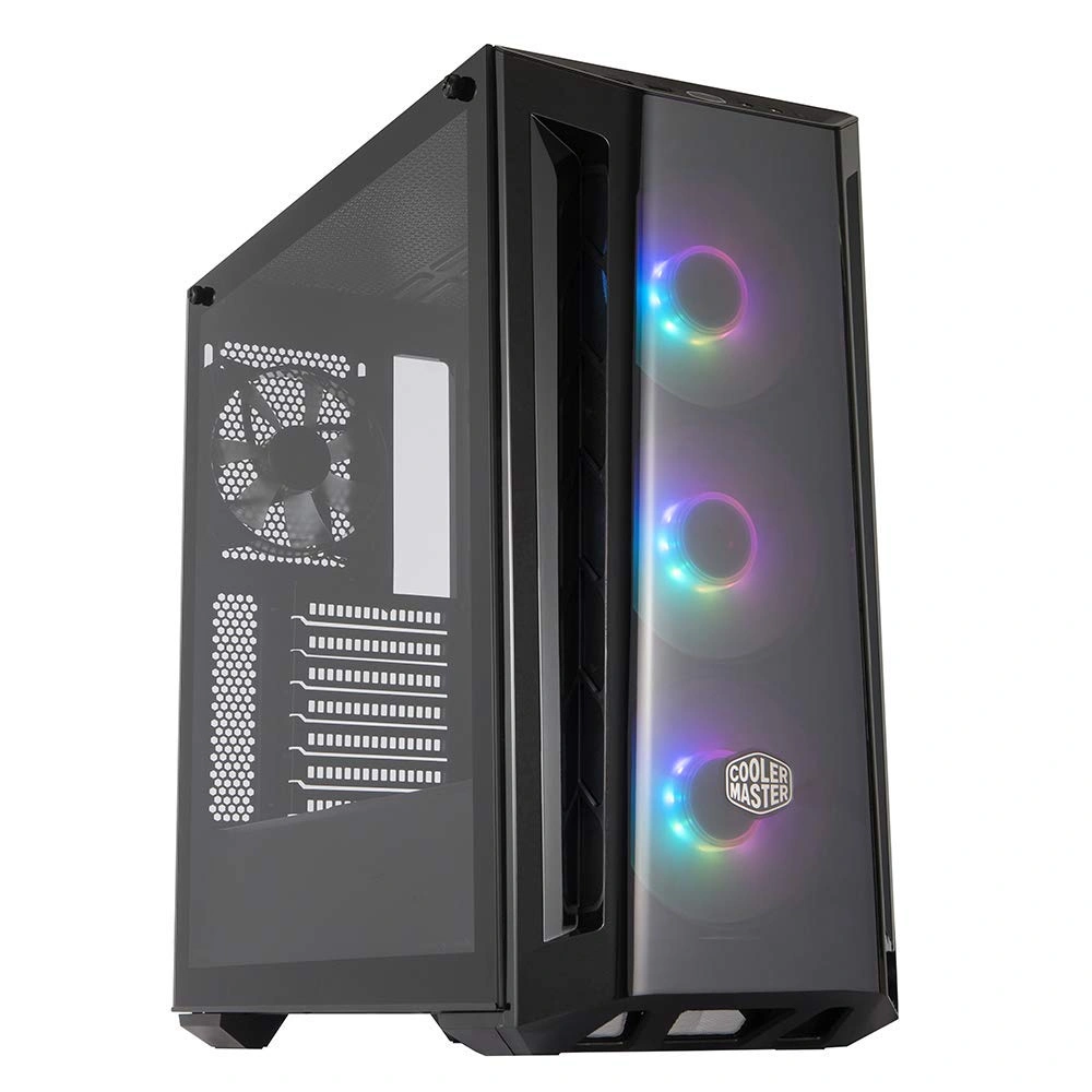 Cooler Master MasterBox MB520 ARGB Airflow ATX Mid-Tower Cabinet with 3 120mm ARGB Fans and a Tempered Glass Side Panel-57616ad6247aaa0f